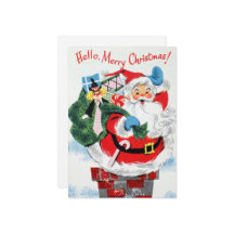 retro vintage Christmas snowman