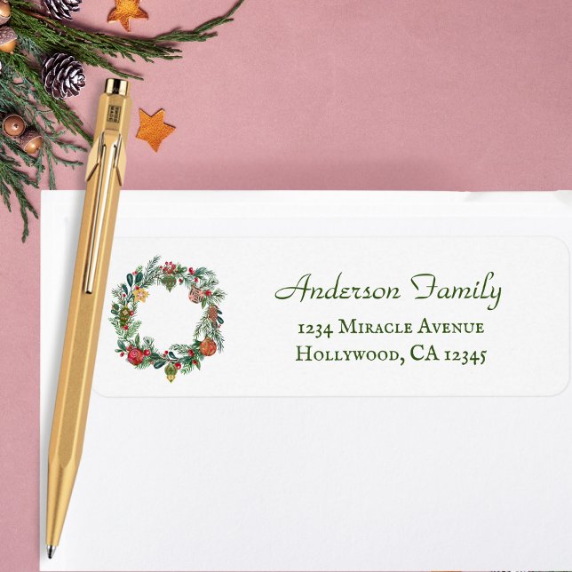 Retro Vintage Christmas Wreath & Ornaments Custom (Creator Uploaded)