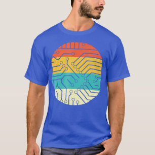 Retro Vintage Circuit Board Electrician T-Shirt