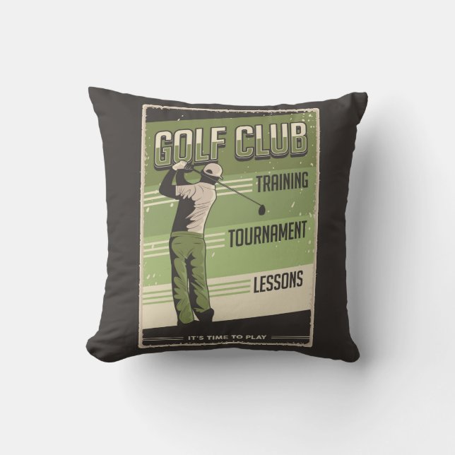 Retro Vintage Classic Grunge  Golf Swing Cushion (Front)