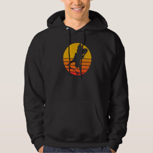 Retro Vintage Classic Skateboarder Hand Stand Boar Hoodie