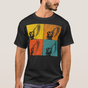 Retro Vintage Clay Pull Clay Shooting T-Shirt