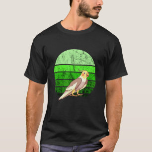 Retro Vintage Cockatiel Bird Cockatoo Parrot  Pet  T-Shirt