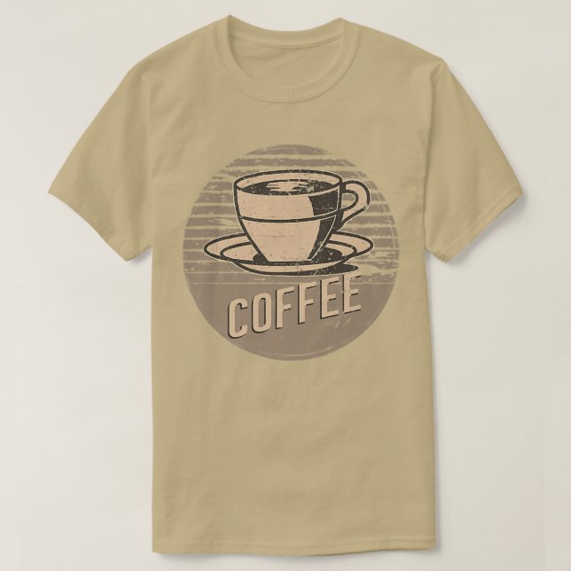 Retro Vintage Coffee Premium  T-Shirt (Design Front)