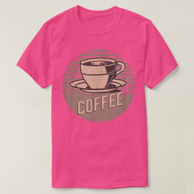 Retro Vintage Coffee  T-Shirt (Design Front)
