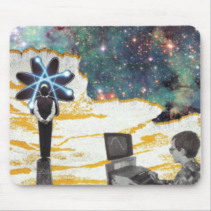 Retro Vintage Collage Mousepad
