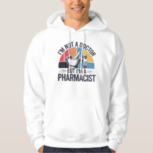 Retro Vintage colourful design gift for Pharmacist Hoodie