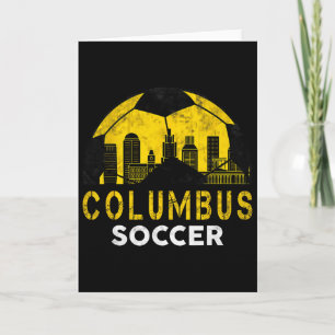 Retro Vintage Columbus City Soccer Footbyll Sports Card