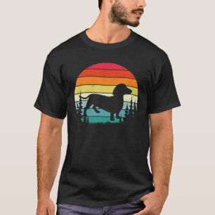 Retro Vintage Dachshund Dog Lover Gift Men Women T-Shirt