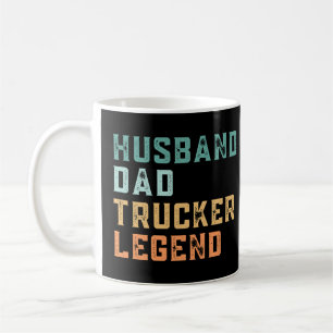 Retro Vintage Dad Trucker Quote Coffee Mug
