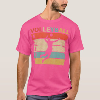 Retro Vintage Daddy Volleyball 	 Dadfather'S Day G T-Shirt