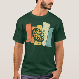 Retro Vintage Darts Dart Board Dart Player T-Shirt