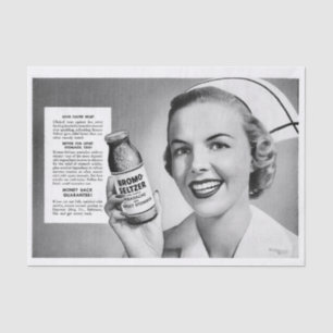 Retro Vintage Decoupage Nurse Art  Tissue Paper