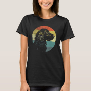 Retro Vintage Design Field Spaniel Dog T-Shirt
