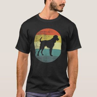 Retro Vintage Design Irish Wolfhound Dog T-Shirt