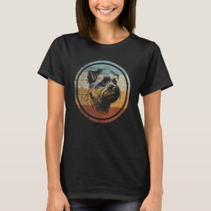 Retro Vintage Design Norfolk Terrier Dog 2 T-Shirt