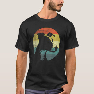 Retro Vintage Design Smooth Fox Terrier Dog T-Shirt