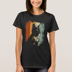Retro Vintage Design Somali Cat T-Shirt