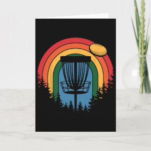Retro Vintage Disc Golf _2  Card