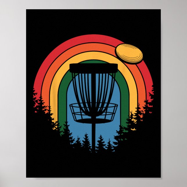 Retro Vintage Disc Golf _2  Poster (Front)