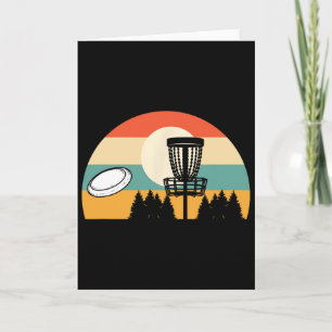 Retro Vintage Disc Golf _3  Card
