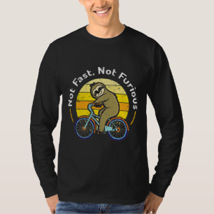Retro Vintage Distressed Not Fast Not Furious Slot T-Shirt