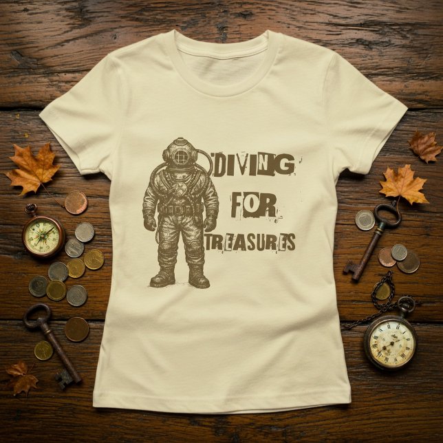 Retro Vintage Diver Suit T-Shirt (Creator Uploaded)