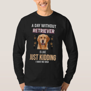 Retro Vintage  Dog Quote Golden Retriever Fur Baby T-Shirt