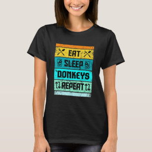 Retro Vintage Donkey For Men Women Kids T-Shirt