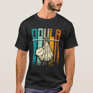 Retro Vintage Doula T-Shirt