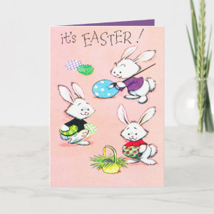 Retro vintage Easter Holiday bunny