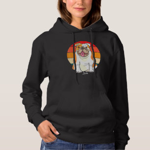 Retro Vintage English Bulldog Hoodie