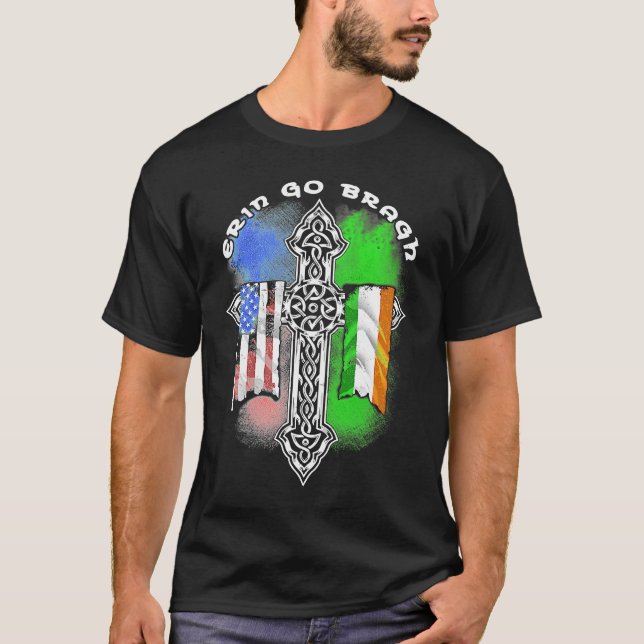 Retro Vintage Erin Go Bragh T-Shirt (Front)