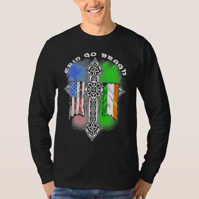 Retro Vintage Erin Go Bragh T-Shirt (Front)
