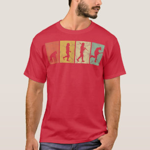 Retro Vintage Evolution Of Man Guitar Player Funny T-Shirt