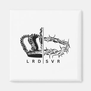 Retro Vintage Faith Jesus Christian Lord And Savio Magnet