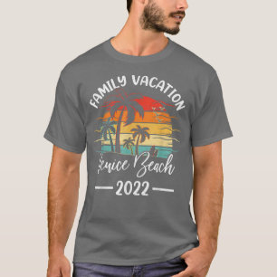 Retro Vintage Family Vacation 2022 Florida Venice  T-Shirt