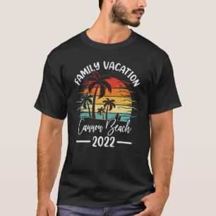 Retro Vintage Family Vacation 2022 Oregon Cannon B T-Shirt