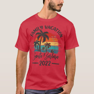 Retro Vintage Family Vacation 2022 Santa Barbara B T-Shirt