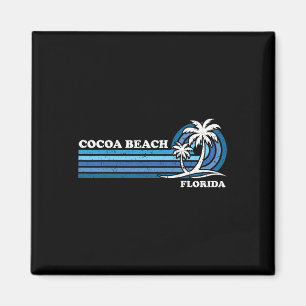 Retro Vintage Family Vacation Florida Cocoa Beach  Magnet