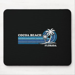 Retro Vintage Family Vacation Florida Cocoa Beach  Mouse Pad