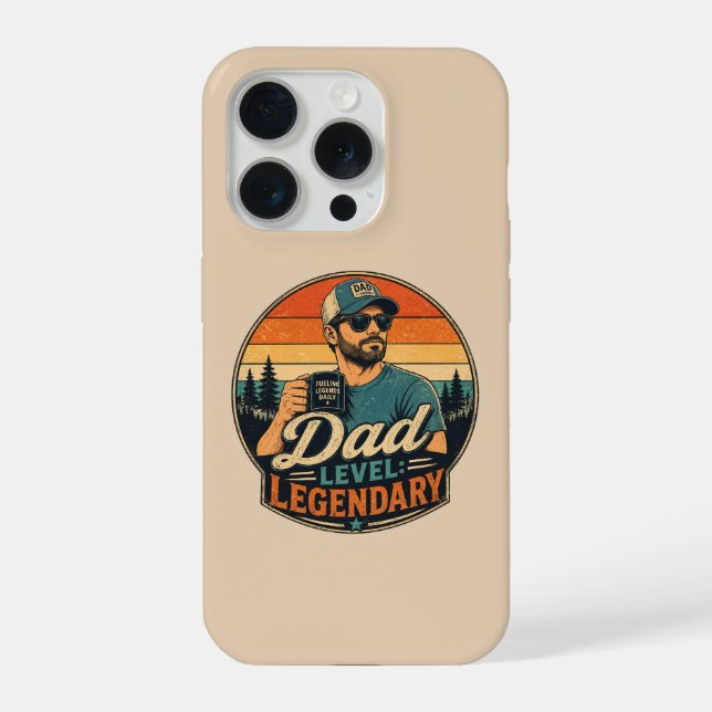 Retro Vintage Father's Day Phone Case | Cool Dad (Back)