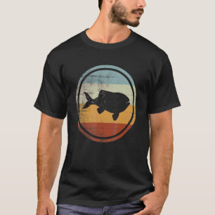Retro Vintage Fishing Fish Grouper Fish T-Shirt