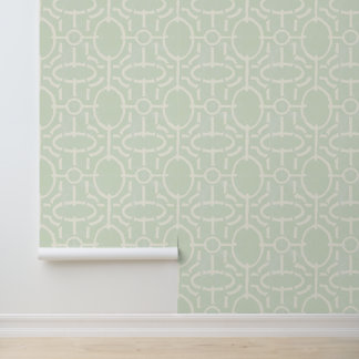 Retro vintage geometric boho pattern wallpaper