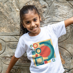 Retro vintage geometric risograph, risoprint  T-Shirt