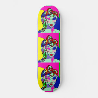 RETRO VINTAGE GIRL ART PRINT FOR SKATEBOARD