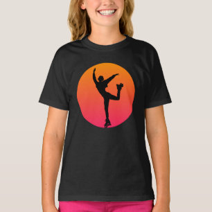 Retro vintage girl Skate T-Shirt