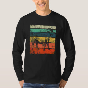 Retro Vintage Goat Mens Womens Christmas T-Shirt