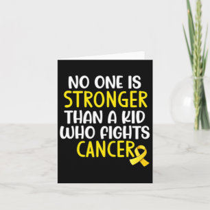 Retro Vintage Gold Ribbon Childhood Cancer Awarene Card