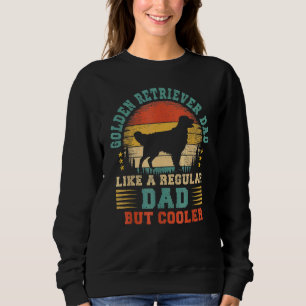 Retro Vintage Golden Retriever Dad Dog Puppy Sweatshirt